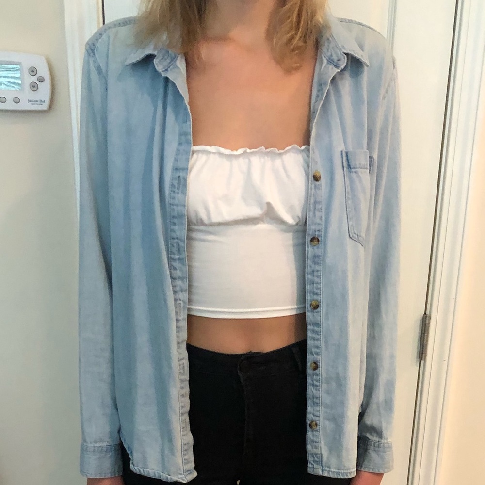 Button Down Casual Top